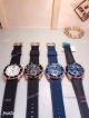 Copy Cartier Calibre De Diver Rose Gold Black Face Watches (6)_th.jpg